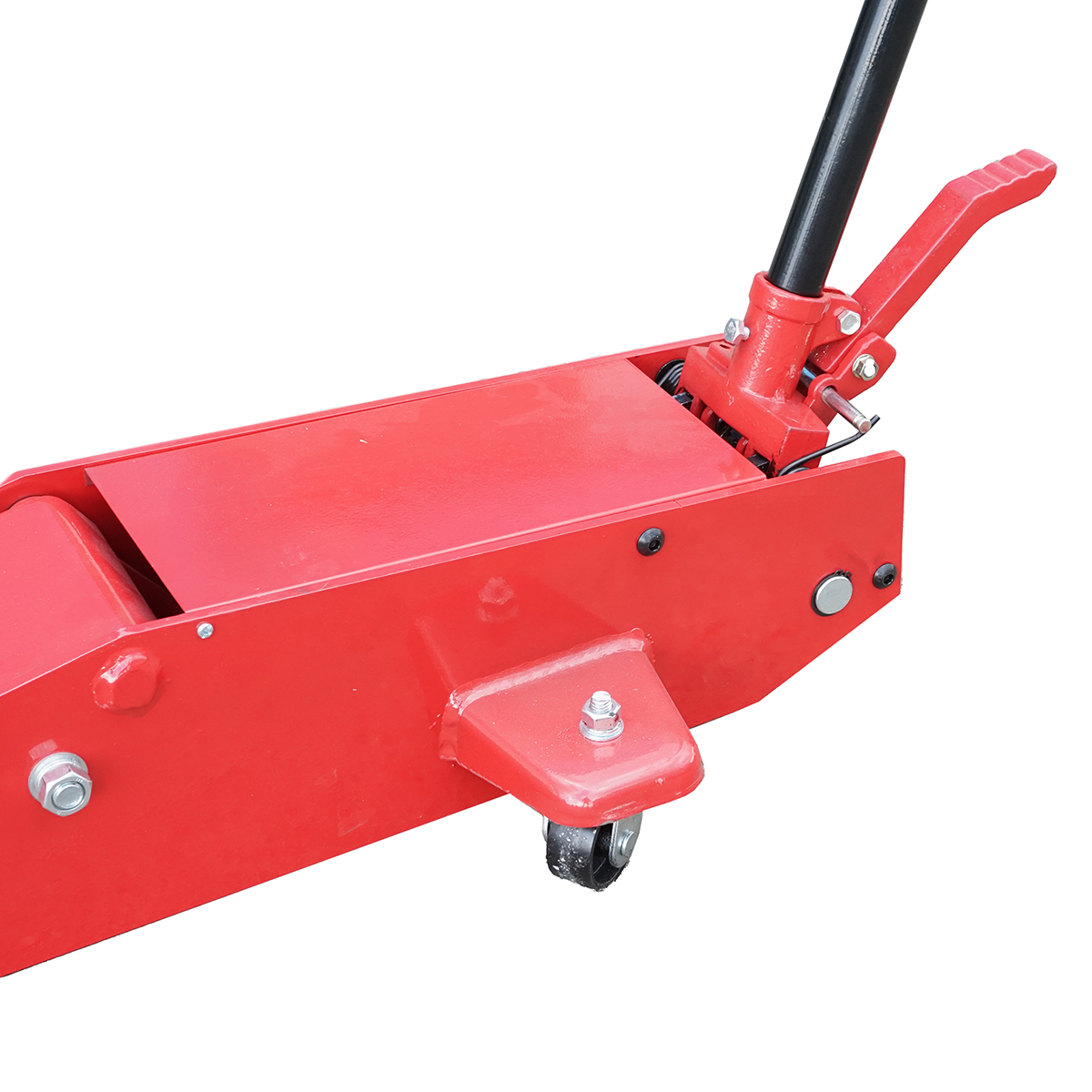 Cric profesional tip crocodil extra lung cu sarcina 3T 130-630mm Floor Jack - imagine 5