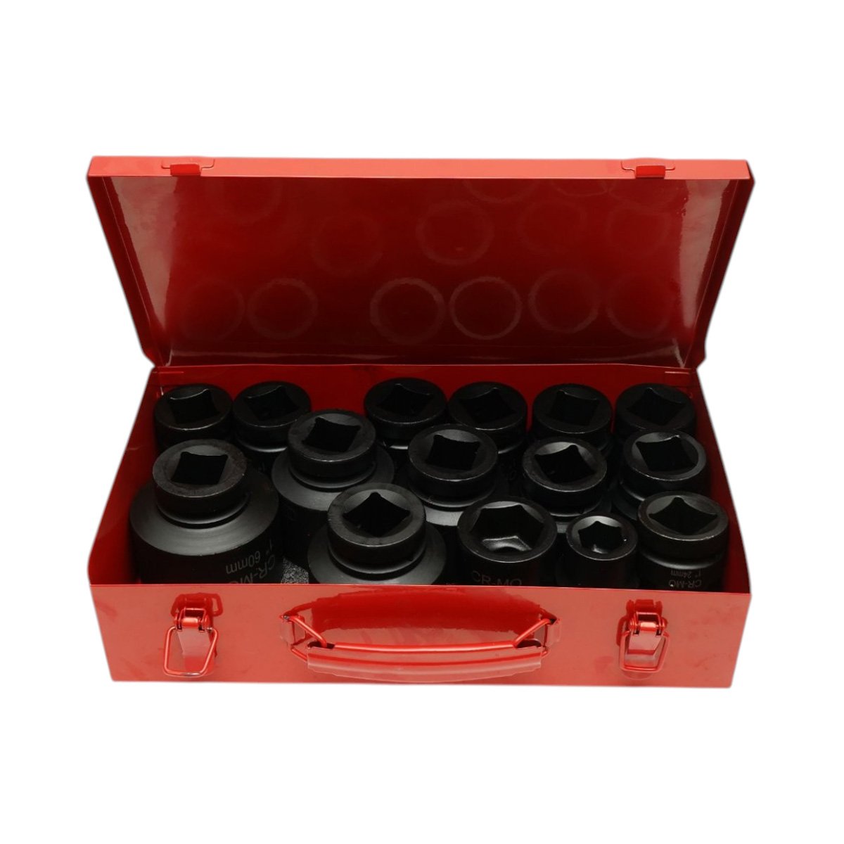 Trusa chei tubulare de impact scurte 22-36mm si lungi 38-60mm, patrat 1 inch Cr-Mo 15 piese Breckner Germany