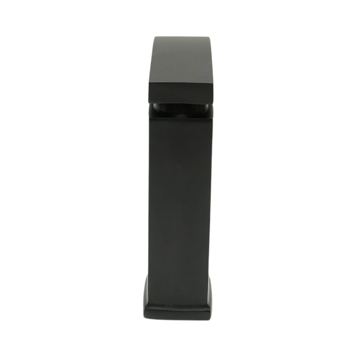 Baterie lavoar tip cascada negru mat, monocomanda, furtunuri incluse Breckner Germany - imagine 6