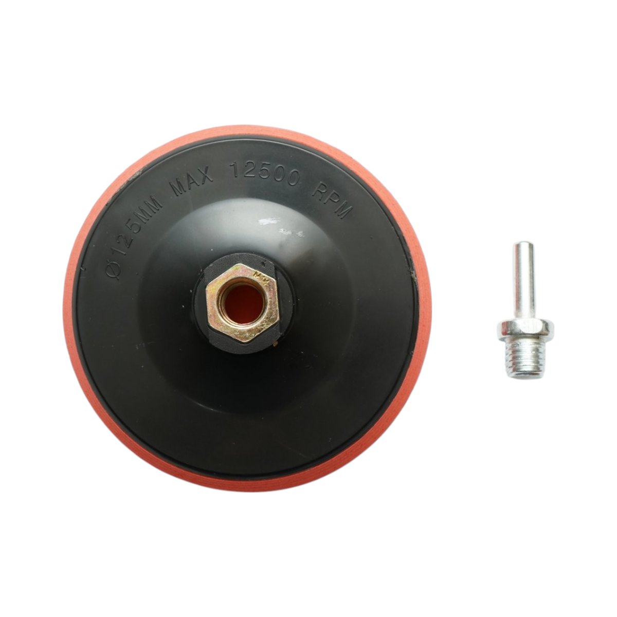 Suport disc slefuire 125mm Velcro, adaptor M14 pentru polizor unghiular si bormasina Breckner Germany - imagine 2