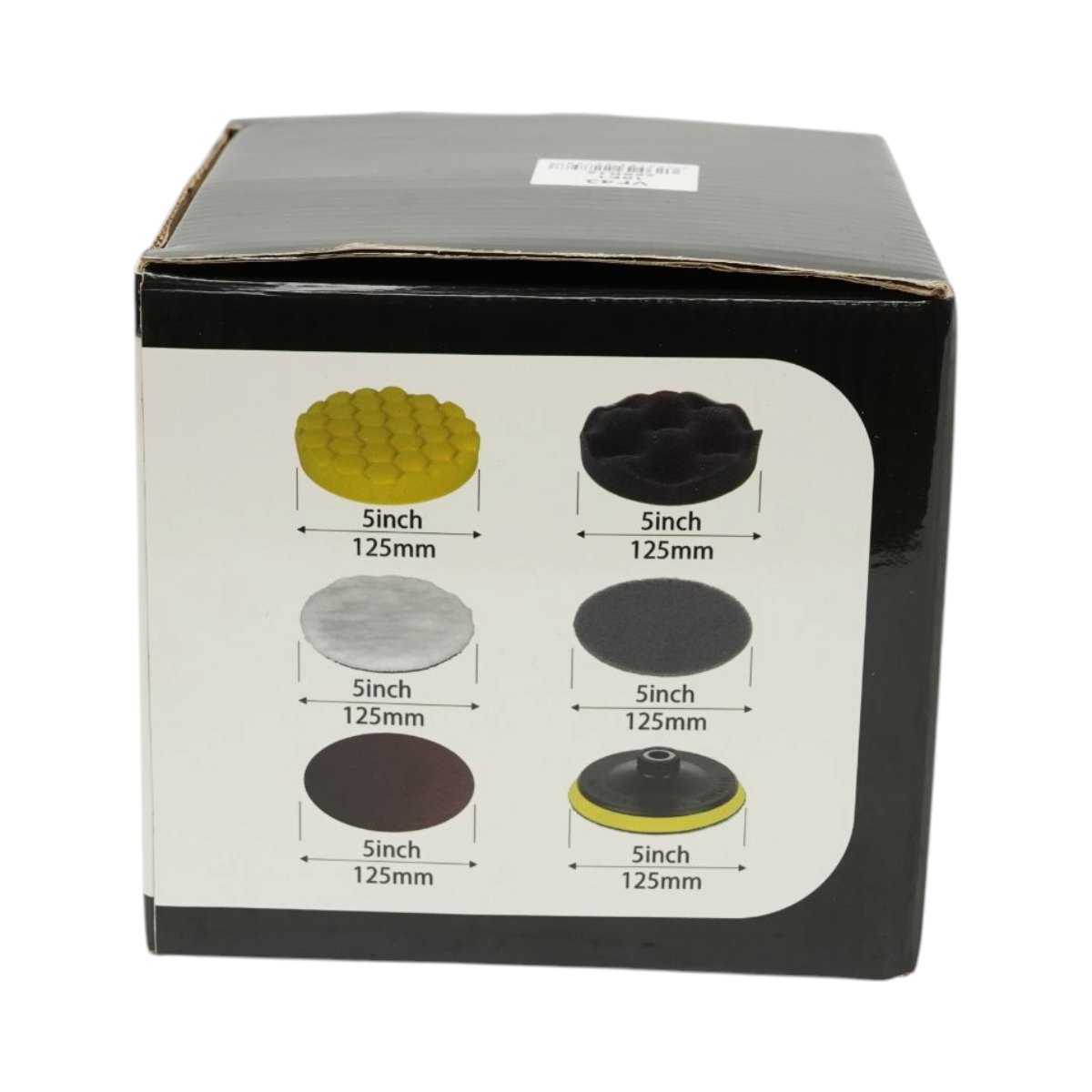 Set slefuire si polisare 125mm Velcro, bureti polisare, pad lana, pad abraziv, discuri abrazive P80, P120, P180, adaptor M14 pentru polizor unghiular si bormasina 9 piese Breckner Germany - imagine 10