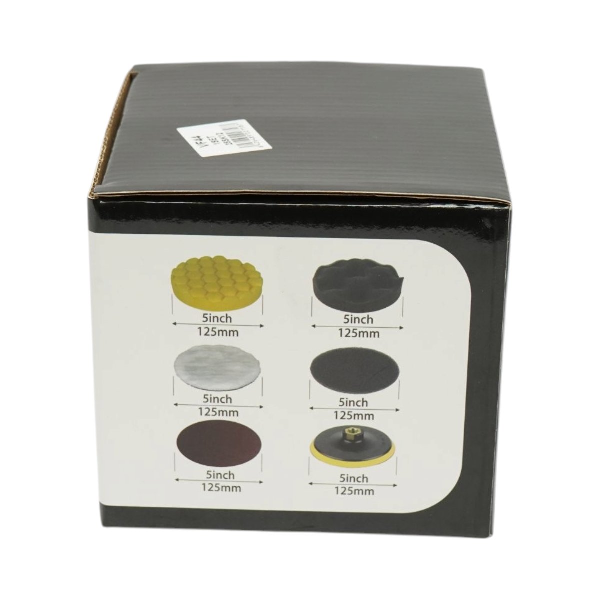 Set slefuire si polisare 125mm Velcro, bureti polisare, pad lana, pad abraziv, discuri abrazive P80, P120, P180, adaptor M14 pentru polizor unghiular si bormasina 9 piese Breckner Germany - imagine 10