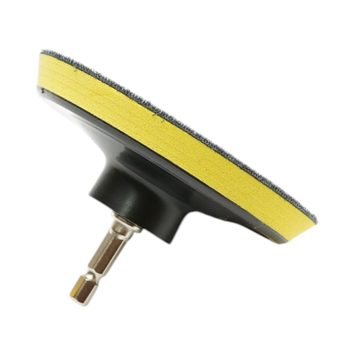 Set perii rotative pentru curatare si polisare cu bormasina 50mm, 90mm, 100mm, bureti polisare, pad-uri abrazive, suport Velcro, prelungitor, prindere 1/4 inch, 12 piese Breckner Germany - imagine 4