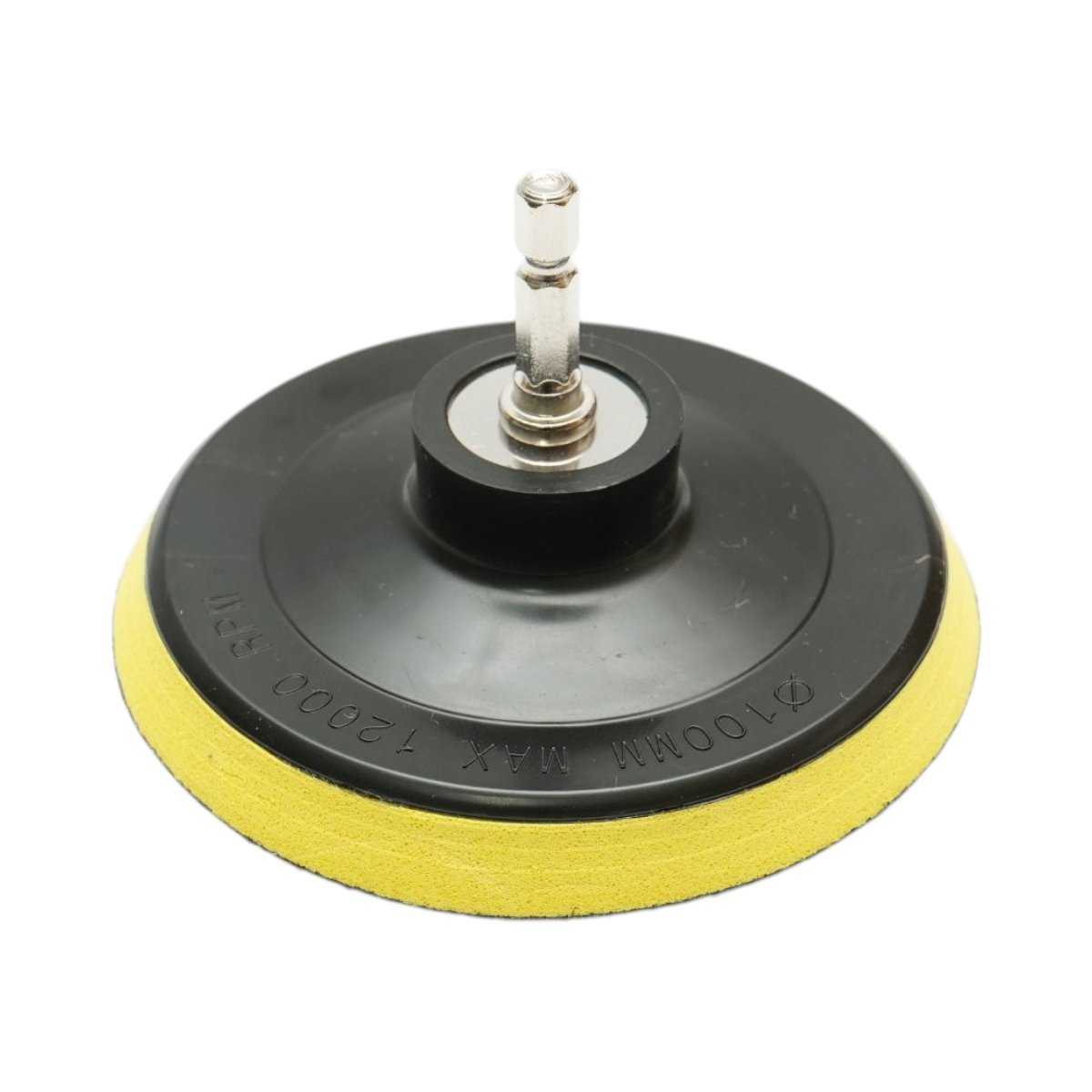 Set perii rotative pentru curatare si polisare cu bormasina 50mm, 90mm, 100mm, bureti polisare, pad-uri abrazive, suport Velcro, prelungitor, prindere 1/4 inch, 12 piese Breckner Germany - imagine 3