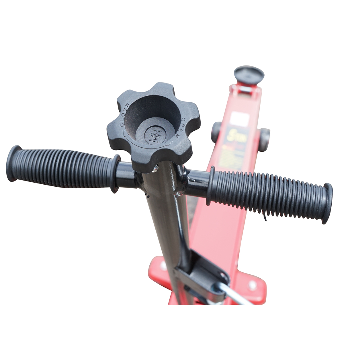 Cric profesional tip crocodil extra lung cu sarcina 3T 130-630mm Floor Jack - imagine 8