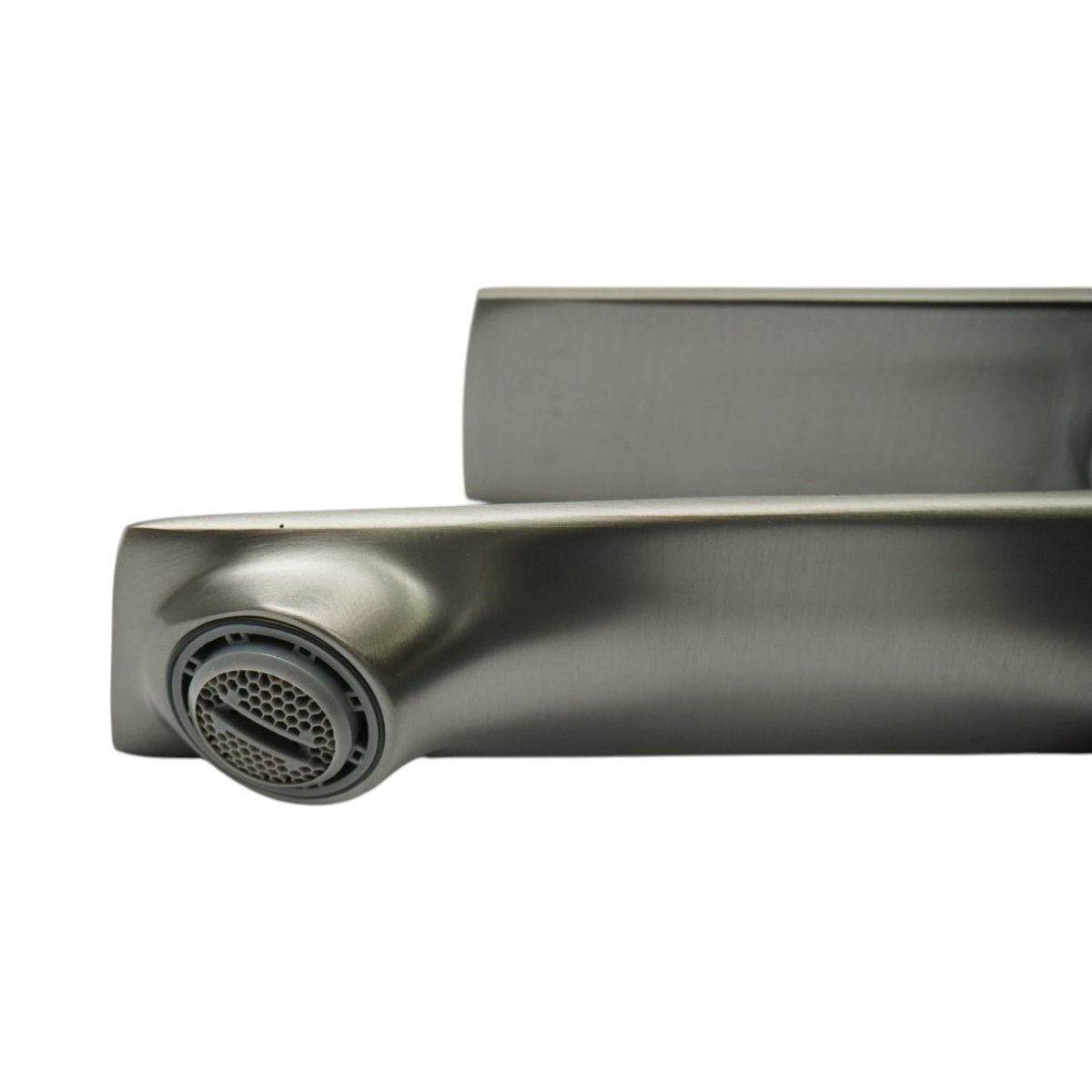 Baterie lavoar baie inalta rotunda, monocomanda, grafit mat, otel inoxidabil, furtunuri incluse - imagine 10