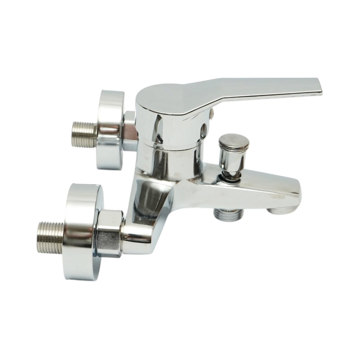 Set baterii baie si bucatarie 3 in 1, baterie cada cu para dus si furtun, baterie lavoar, baterie chiuveta bucatarie, monocomanda, crom lucios, aliaj zinc, furtunuri incluse - imagine 14