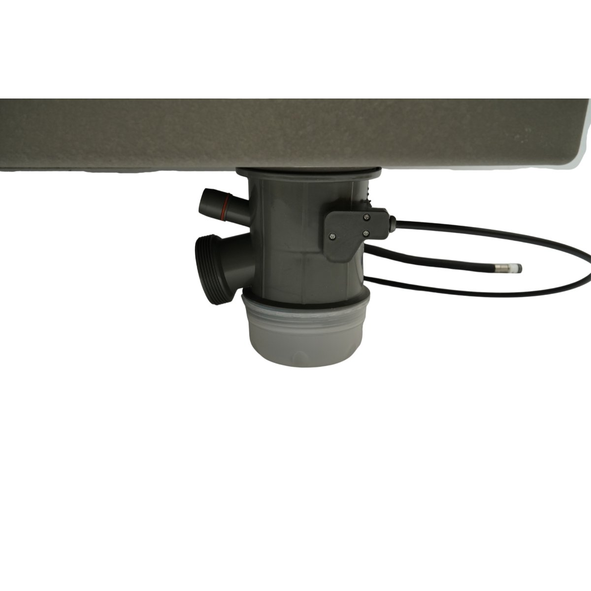 Chiuveta bucatarie multifunctionala din otel inoxidabil auriu PVD cu doua baterii, afisaj digital temperatura, doua cascade, dozator detergent, spalator pahare, scurgator, tava, tocator si accesorii incluse 75x46x22cm - imagine 14