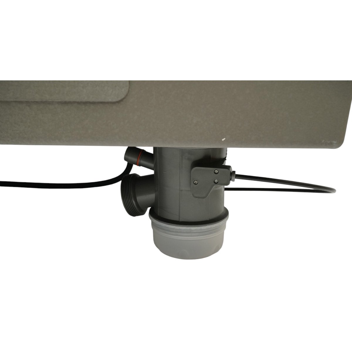 Chiuveta bucatarie multifunctionala din otel inoxidabil grafit mat PVD cu doua baterii, afisaj digital temperatura, doua cascade, dozator detergent, spalator pahare, scurgator, tava, tocator si accesorii incluse 75x46x22cm - imagine 14