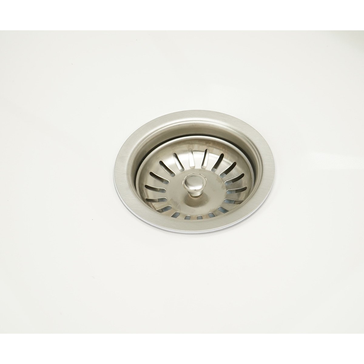 Chiuveta bucatarie multifunctionala din otel inoxidabil alb mat PVD cu doua baterii, afisaj digital temperatura, doua cascade, dozator detergent, spalator pahare, scurgator, tava, tocator si accesorii incluse 75x46x22cm - imagine 13