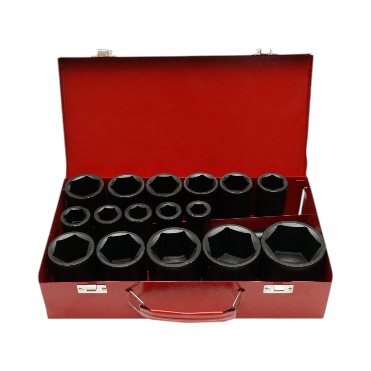 Trusa chei tubulare de impact lungi 17-55mm, prelungitor 125mm, patrat 3/4 inch Cr-Mo 17 piese Breckner Germany