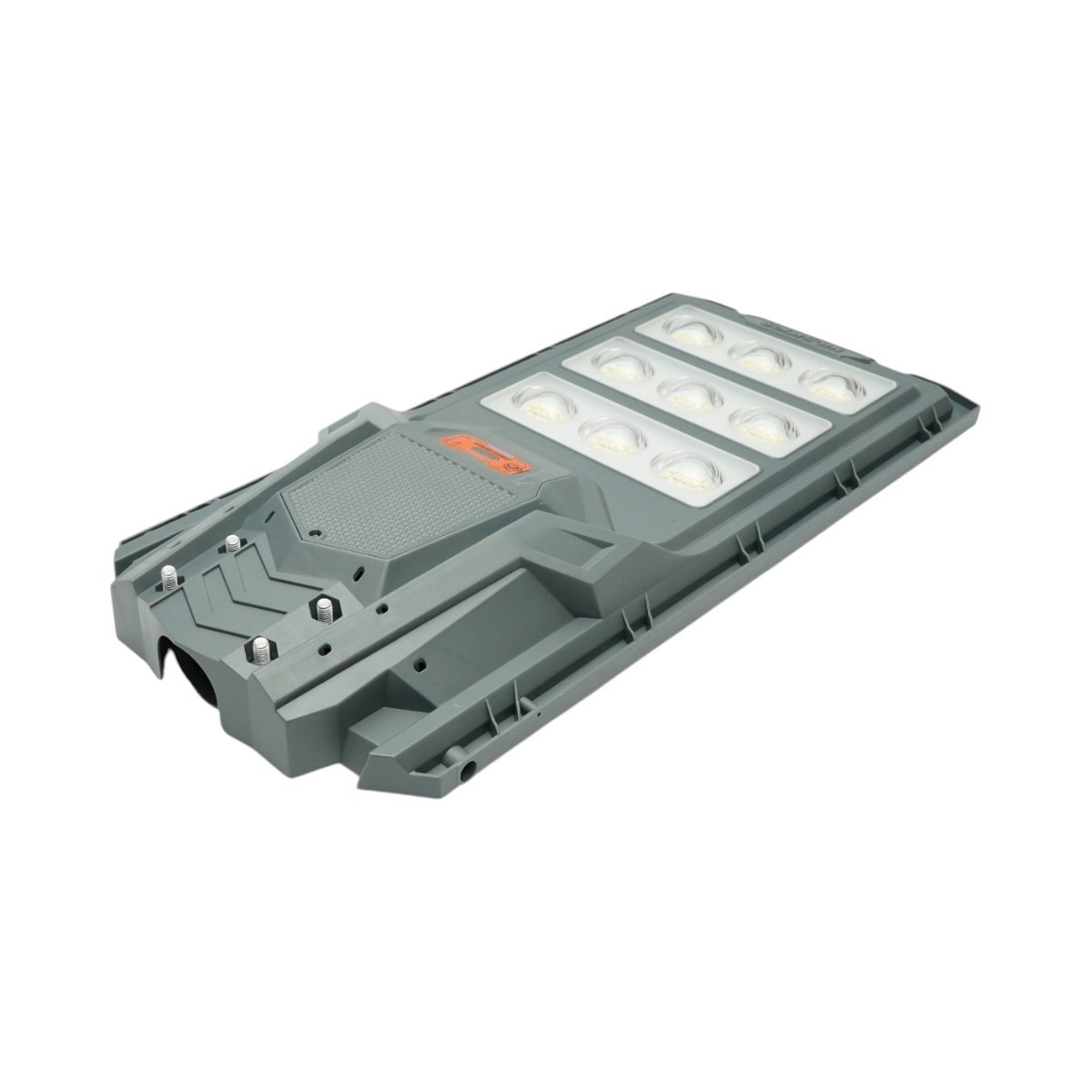 Lampa solara LED iluminat stradal 300W cu panou solar 20W, baterie LiFePO4 15000mAh, senzor miscare, telecomanda, prindere stalp IP65 Breckner Germany - imagine 6
