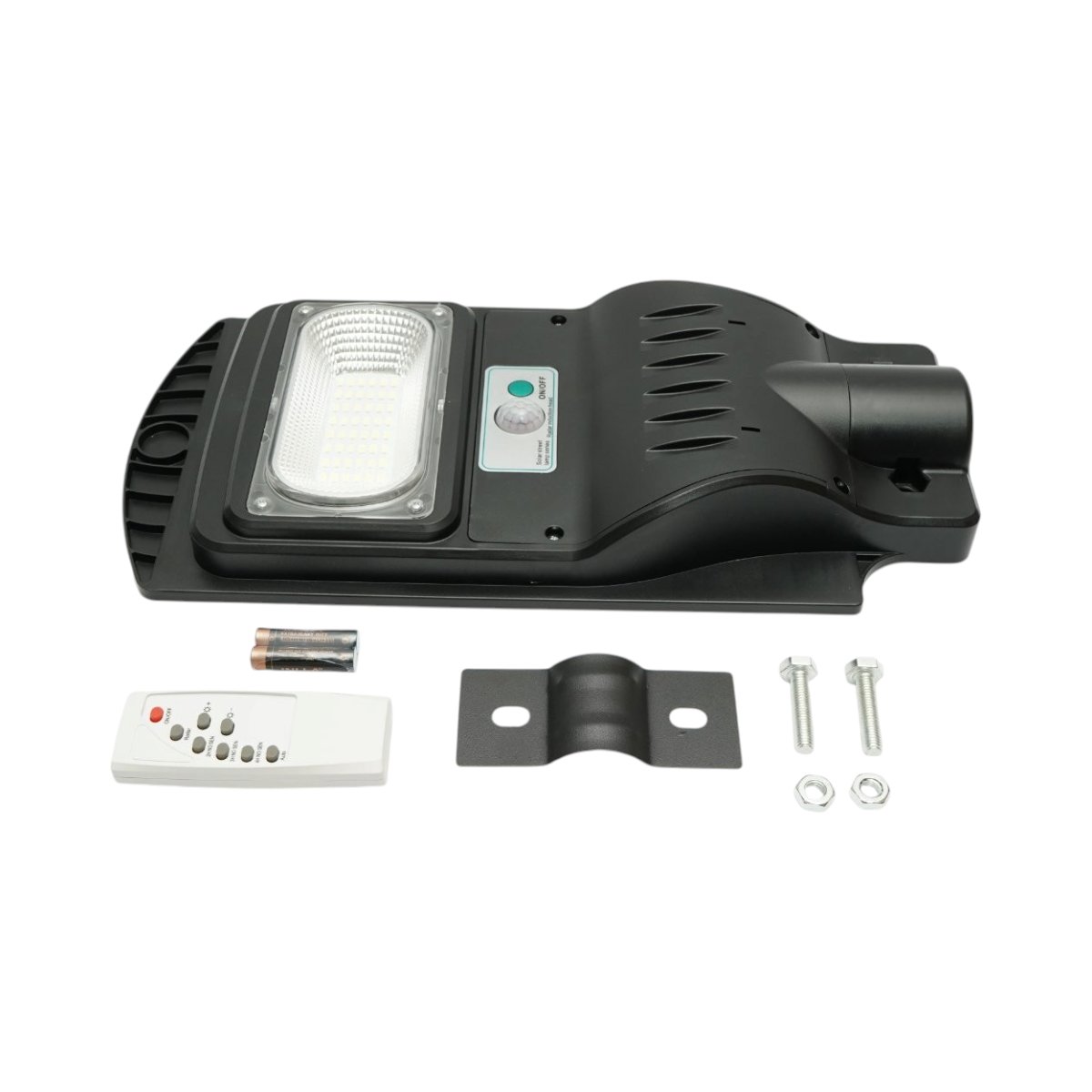 Lampa solara LED iluminat stradal 50W cu panou solar 8W, baterie LiFePO4 4000mAh, senzor miscare, telecomanda, prindere stalp IP65 Breckner Germany - imagine 5