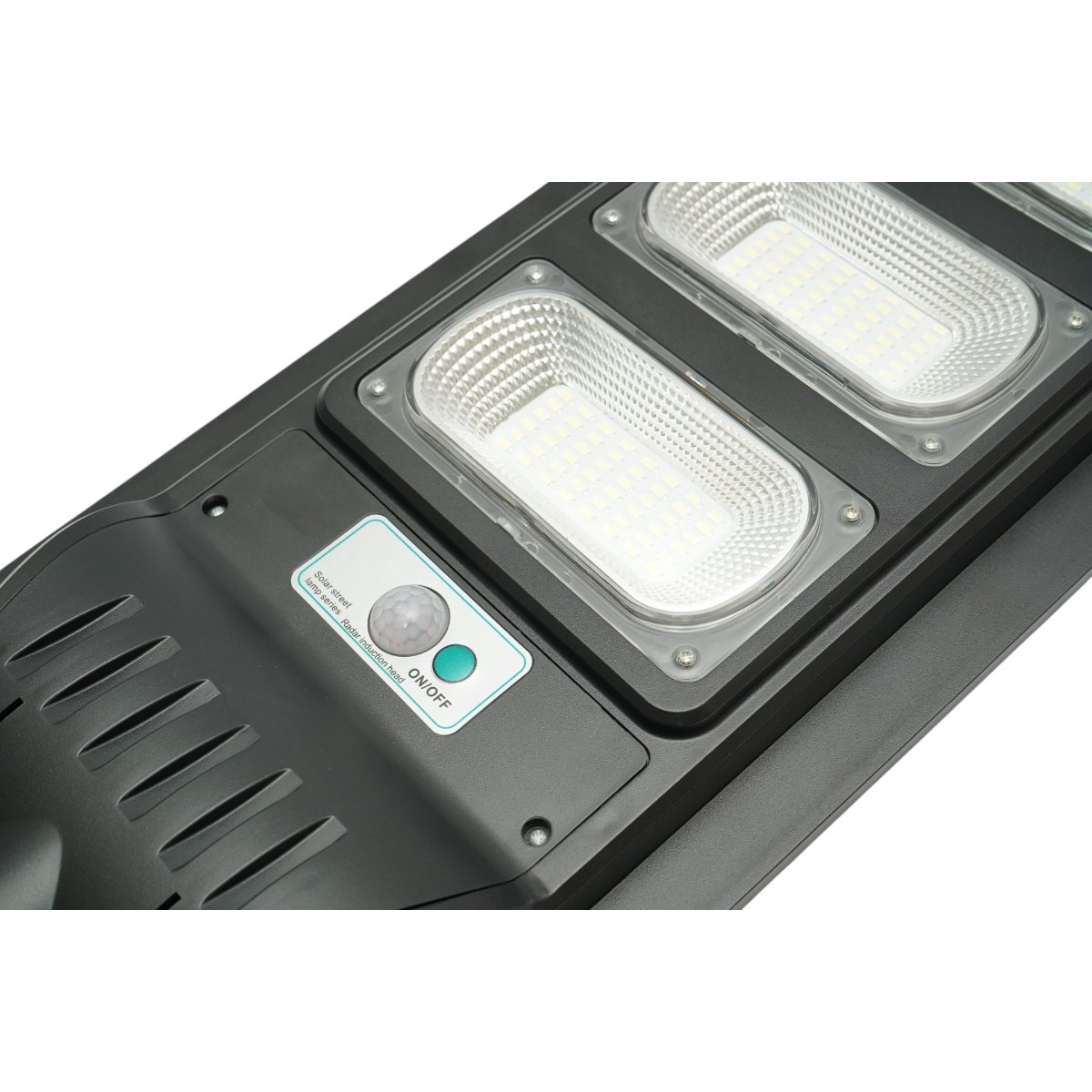 Lampa solara LED iluminat stradal 300W cu panou solar 18W, baterie LiFePO4 16000mAh, senzor miscare, telecomanda, prindere stalp IP65 Breckner Germany - imagine 9