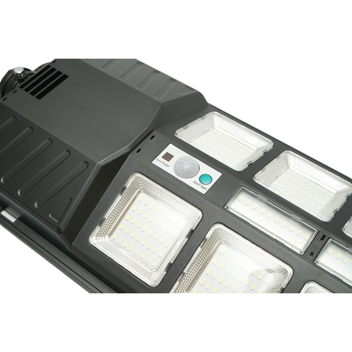 Lampa solara LED iluminat stradal 300W cu panou solar 15W, baterie LiFePO4 12000mAh, senzor miscare, telecomanda, prindere stalp IP67 Breckner Germany - imagine 10