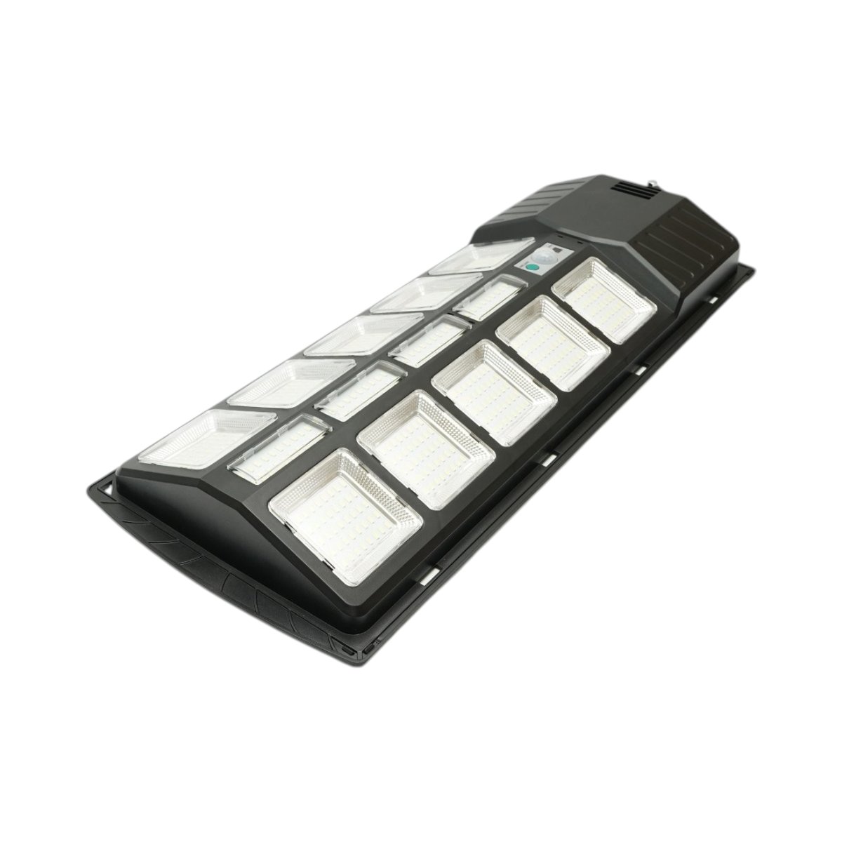 Lampa solara LED iluminat stradal 300W cu panou solar 15W, baterie LiFePO4 12000mAh, senzor miscare, telecomanda, prindere stalp IP67 Breckner Germany - imagine 8