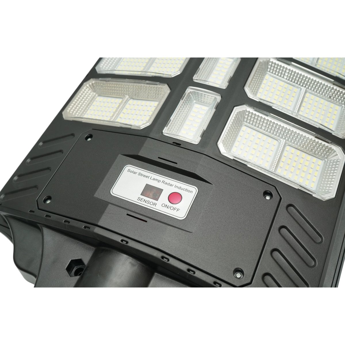 Lampa solara LED iluminat stradal 500W cu panou solar 15W, baterie LiFePO4 15000mAh, senzor miscare, telecomanda, prindere stalp IP66 Breckner Germany - imagine 10