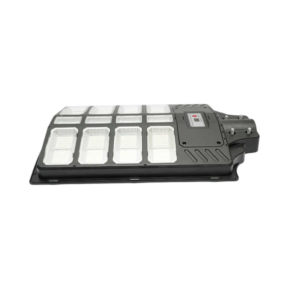 Lampa solara LED iluminat stradal 500W cu panou solar 15W, baterie LiFePO4 15000mAh, senzor miscare, telecomanda, prindere stalp IP66 Breckner Germany - imagine 9
