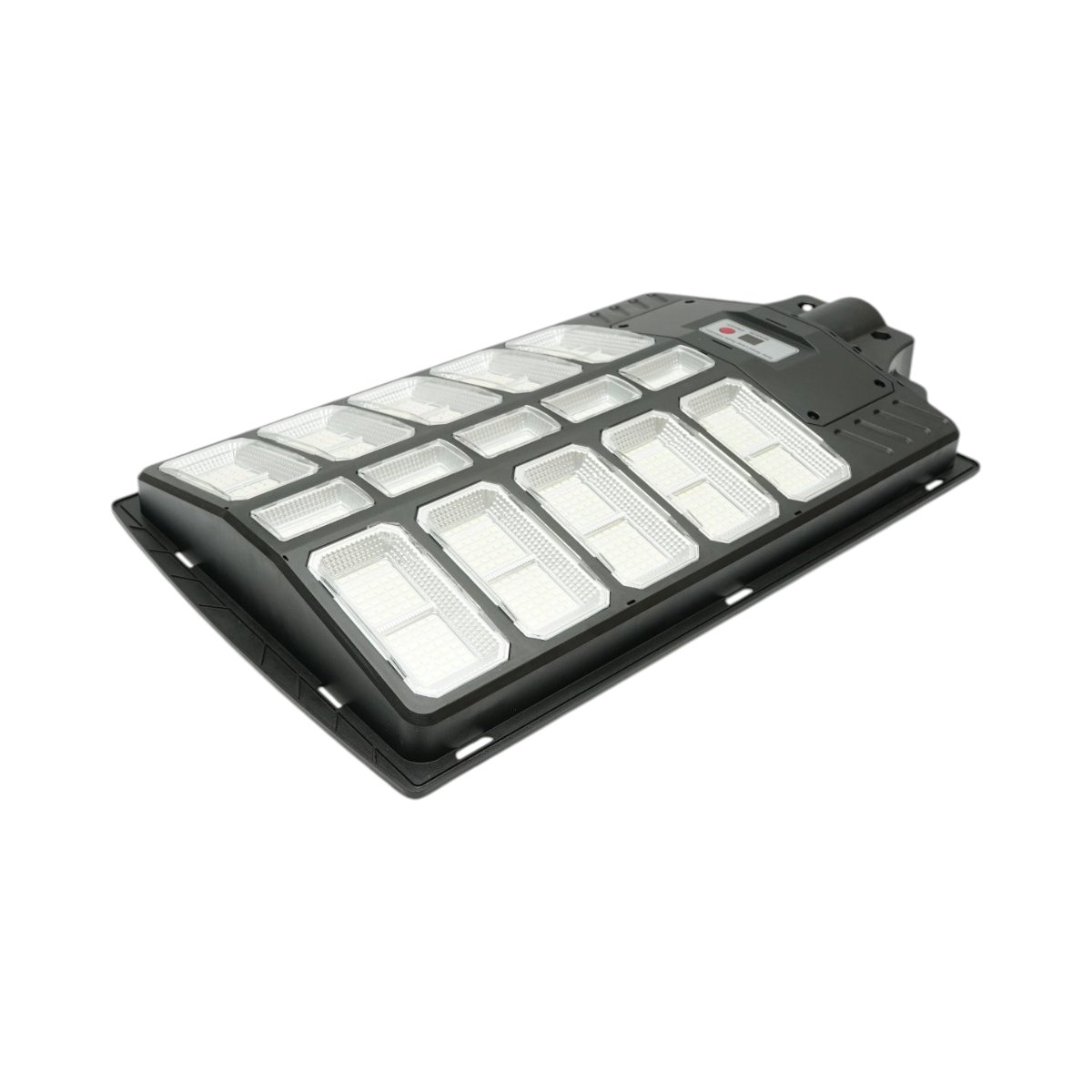 Lampa solara LED iluminat stradal 800W cu panou solar 25W, baterie LiFePO4 20000mAh, senzor miscare, telecomanda, prindere stalp IP66 Breckner Germany - imagine 8