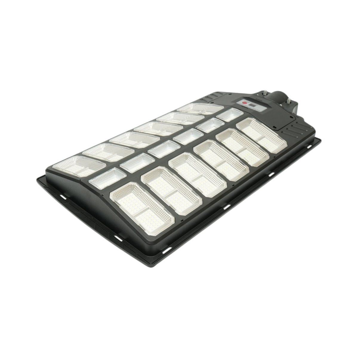Lampa solara LED iluminat stradal 1000W cu panou solar 30W, baterie LiFePO4 25000mAh, senzor miscare, telecomanda, prindere stalp IP66 Breckner Germany - imagine 8