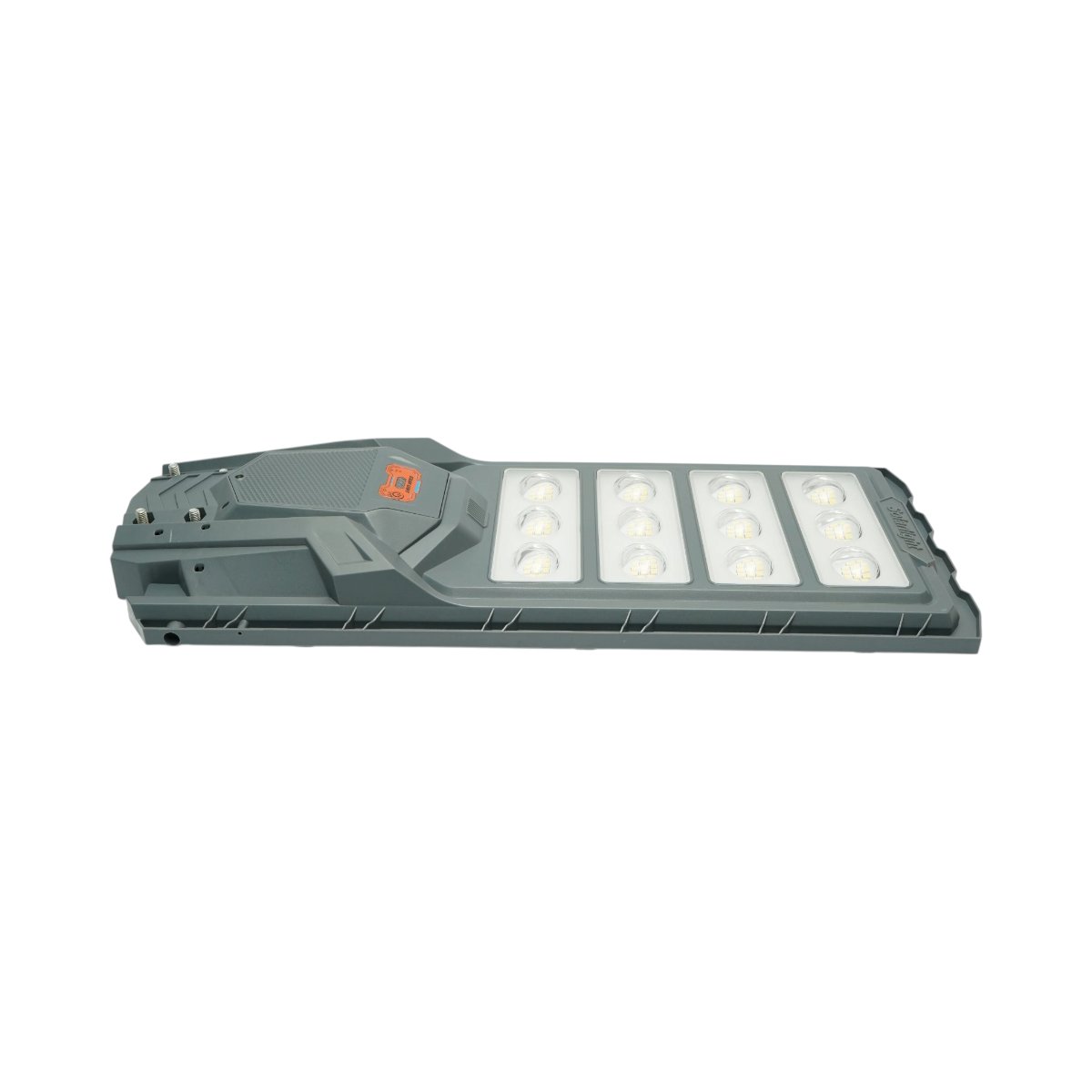 Lampa solara LED iluminat stradal 500W cu panou solar 25W, baterie LiFePO4 20000mAh, senzor miscare, telecomanda, prindere stalp IP65 Breckner Germany - imagine 9