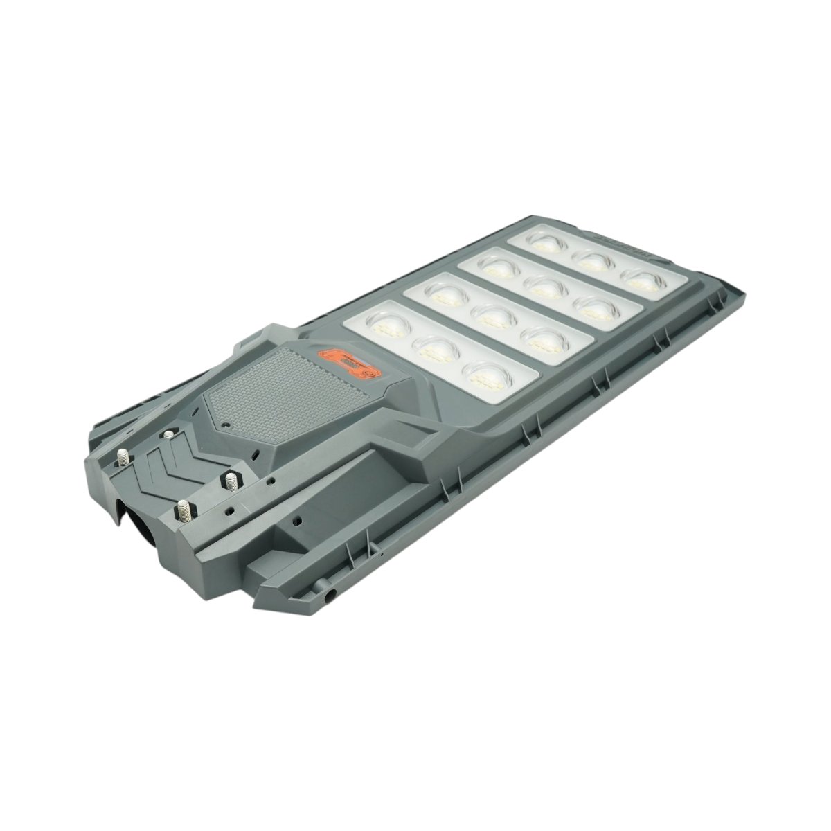 Lampa solara LED iluminat stradal 500W cu panou solar 25W, baterie LiFePO4 20000mAh, senzor miscare, telecomanda, prindere stalp IP65 Breckner Germany - imagine 8