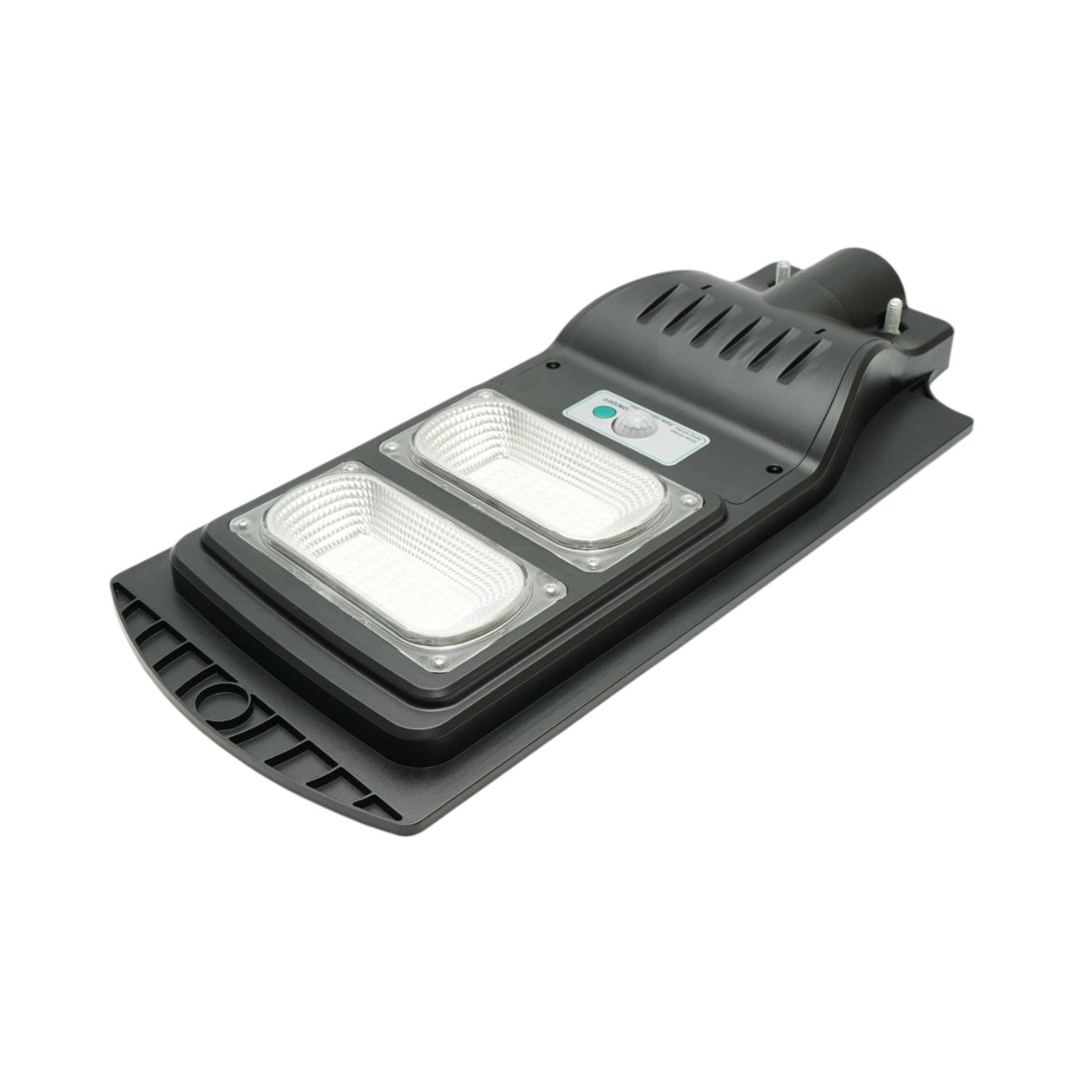 Lampa solara LED iluminat stradal 100W cu panou solar 12W, baterie LiFePO4 8000mAh, senzor miscare, telecomanda, prindere stalp IP65 Breckner Germany - imagine 8