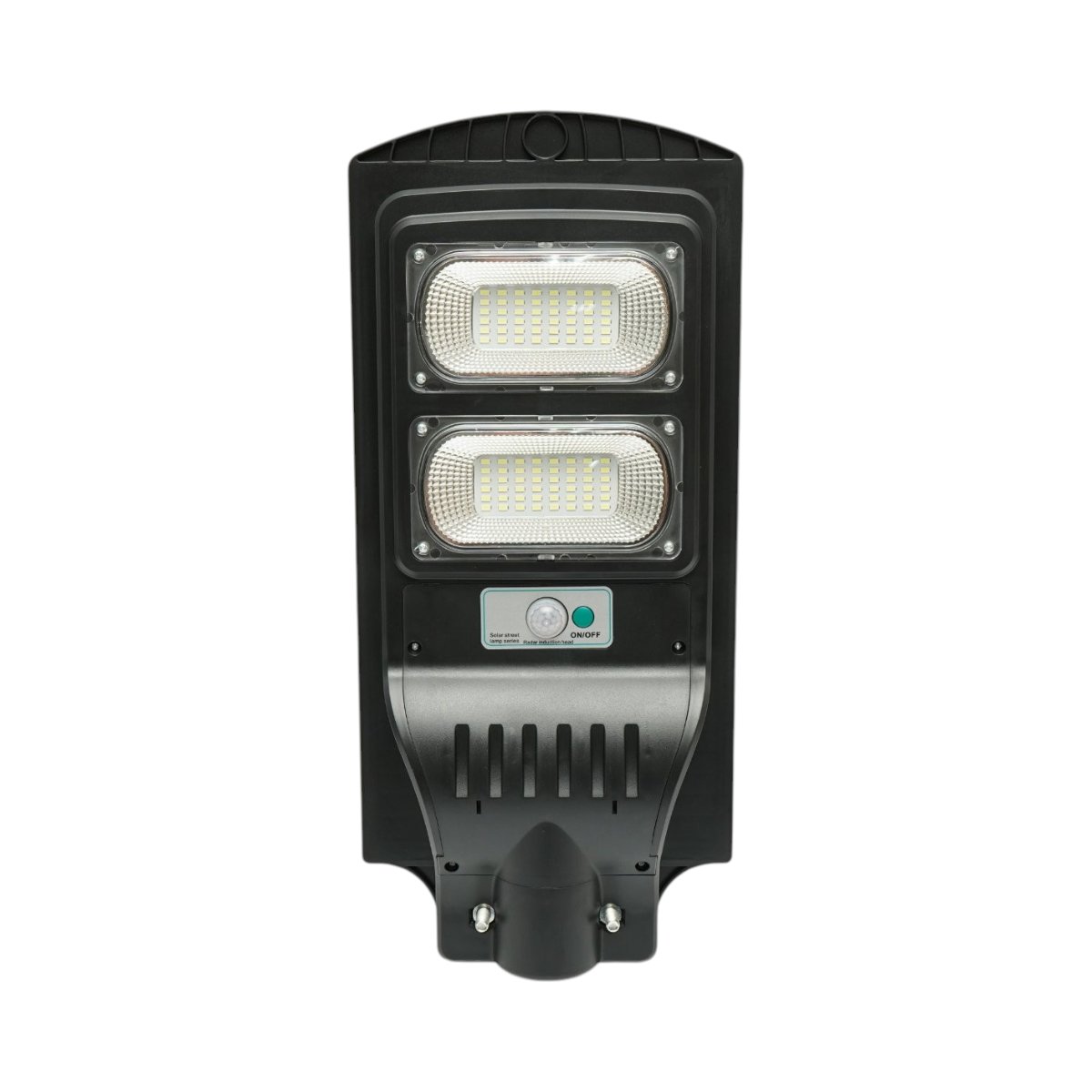 Lampa solara LED iluminat stradal 100W cu panou solar 12W, baterie LiFePO4 8000mAh, senzor miscare, telecomanda, prindere stalp IP65 Breckner Germany - imagine 2