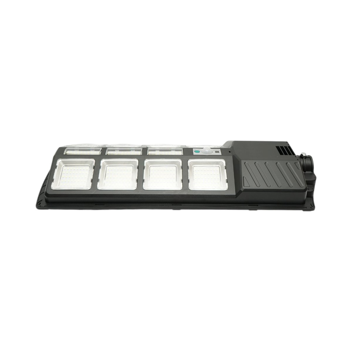 Lampa solara LED iluminat stradal 200W cu panou solar 12W, baterie LiFePO4 8000mAh, senzor miscare, telecomanda, prindere stalp IP67 Breckner Germany - imagine 9