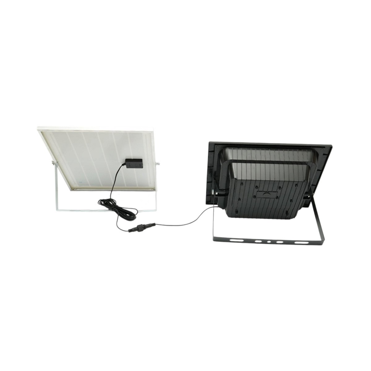 Proiector LED 200W, 6500K cu panou solar 12W, baterie LiFePO4 8000mAh si telecomanda IP67 Breckner Germany - imagine 3