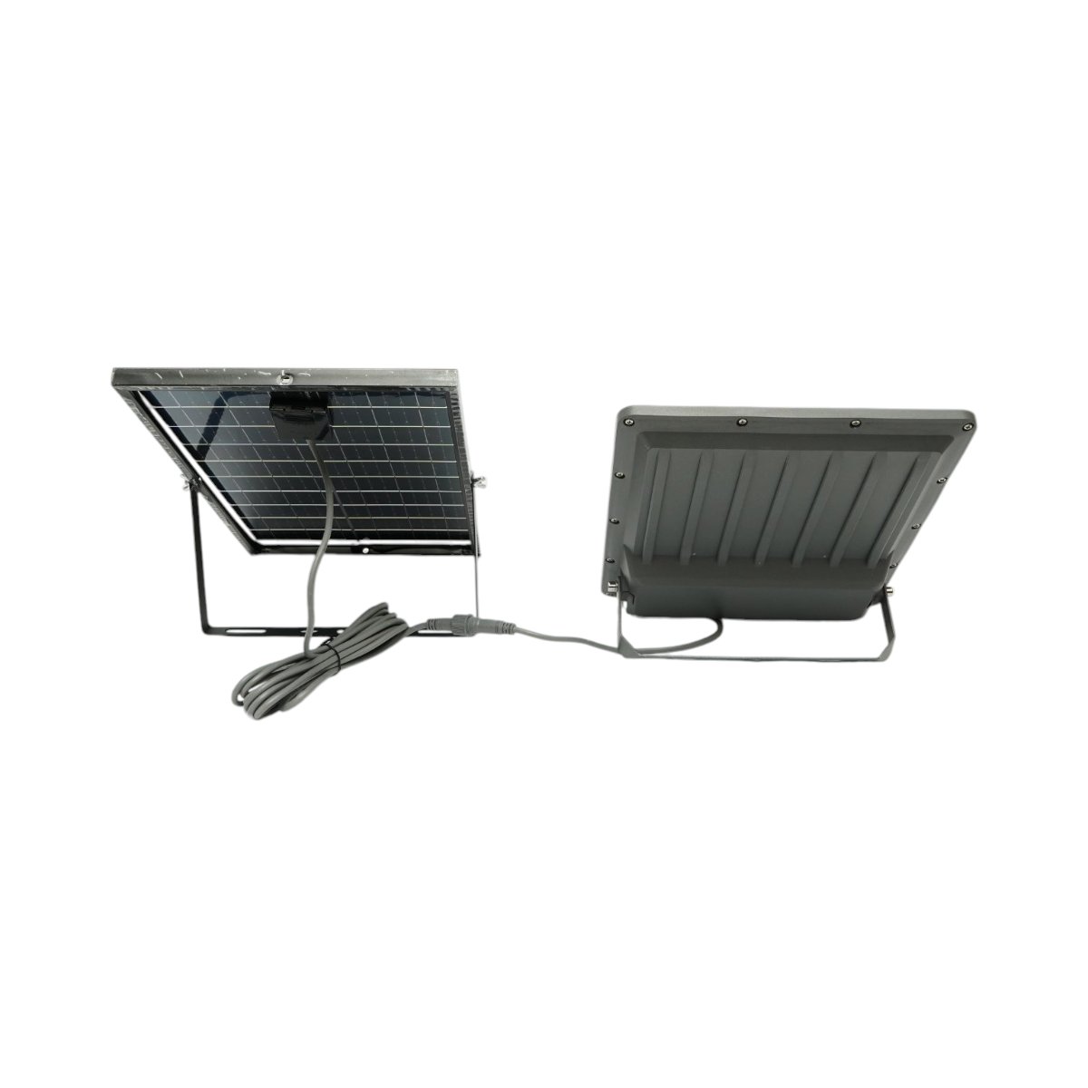 Proiector LED 300W, 6500K cu panou solar bifacial 30W, baterie LiFePO4 15000mAh si telecomanda IP66 Breckner Germany - imagine 3