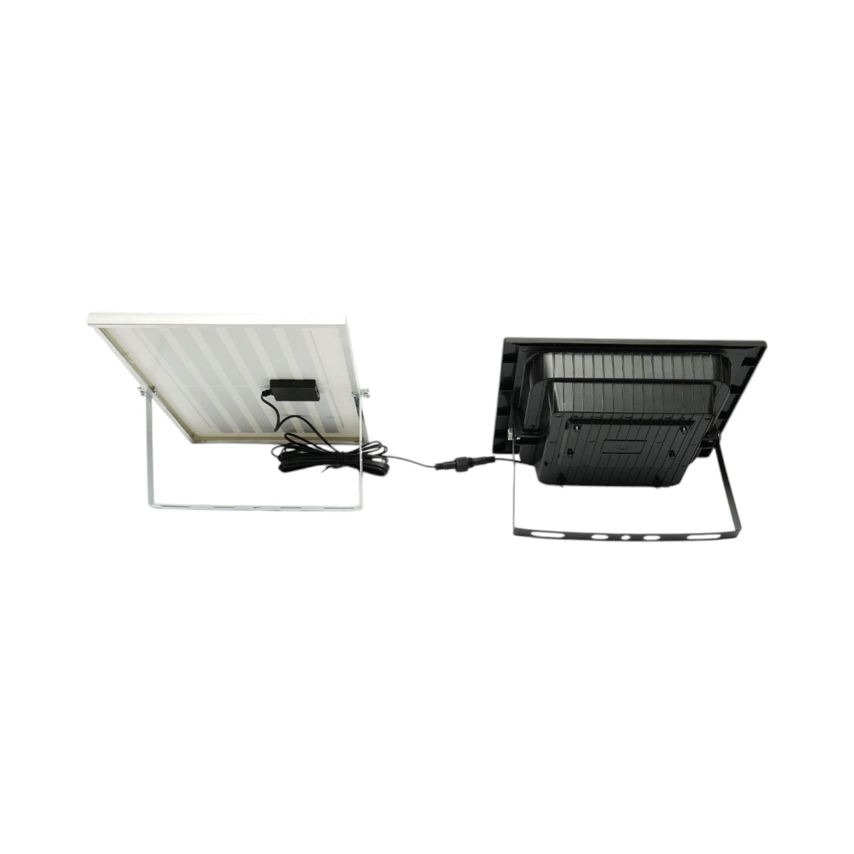Proiector LED 100W, 6500K cu panou solar 8W, baterie LiFePO4 6000mAh si telecomanda IP67 Breckner Germany - imagine 3