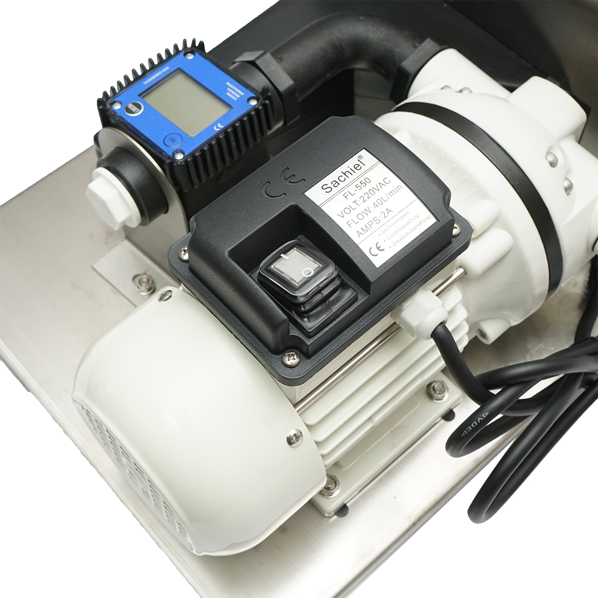 Pompa transfer solutie uree 220V, 440W 40L/min cu furtun si pistol - imagine 5