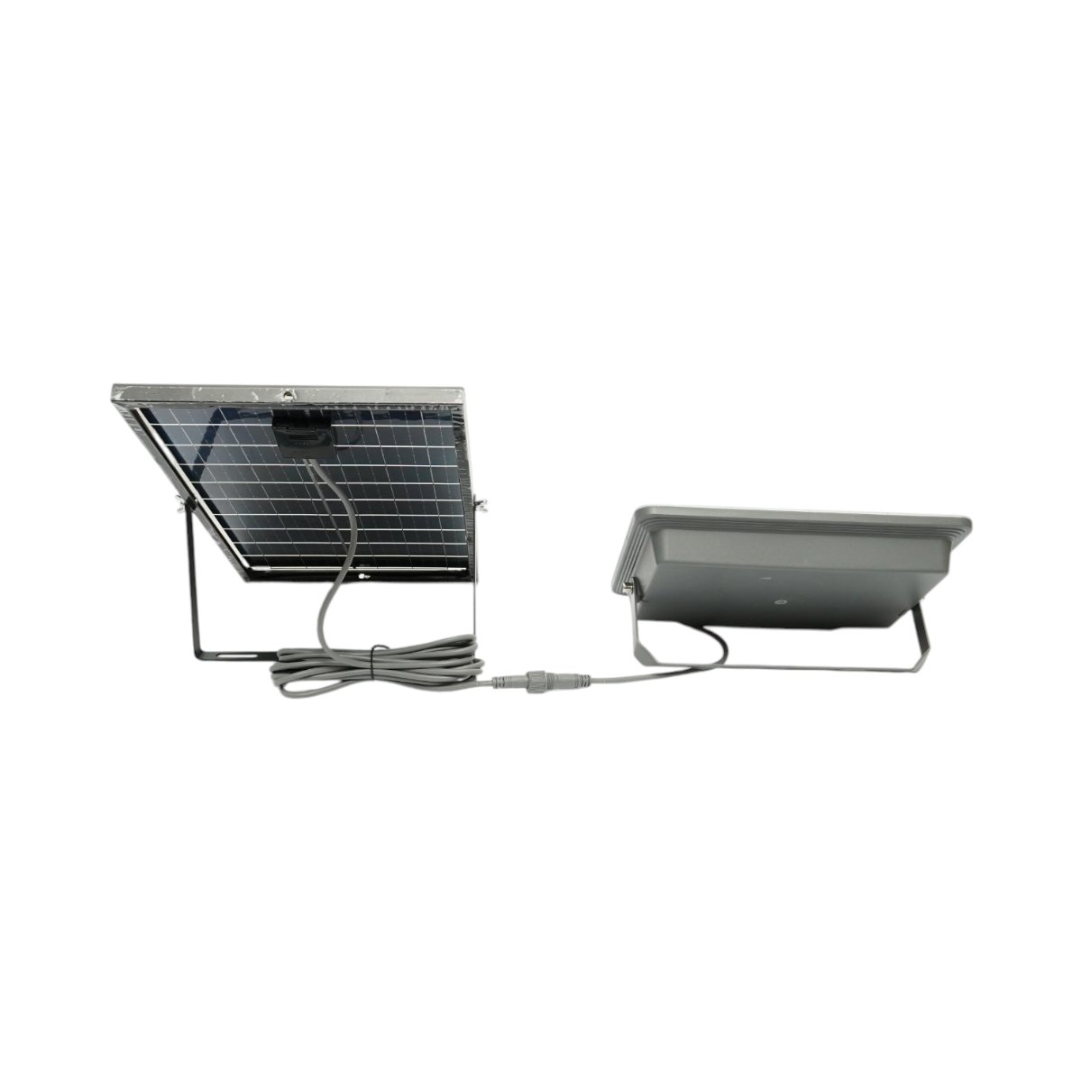 Proiector LED 300W, 6500K cu panou solar bifacial 30W, baterie LiFePO4 15000mAh si telecomanda IP66 Breckner Germany - imagine 3