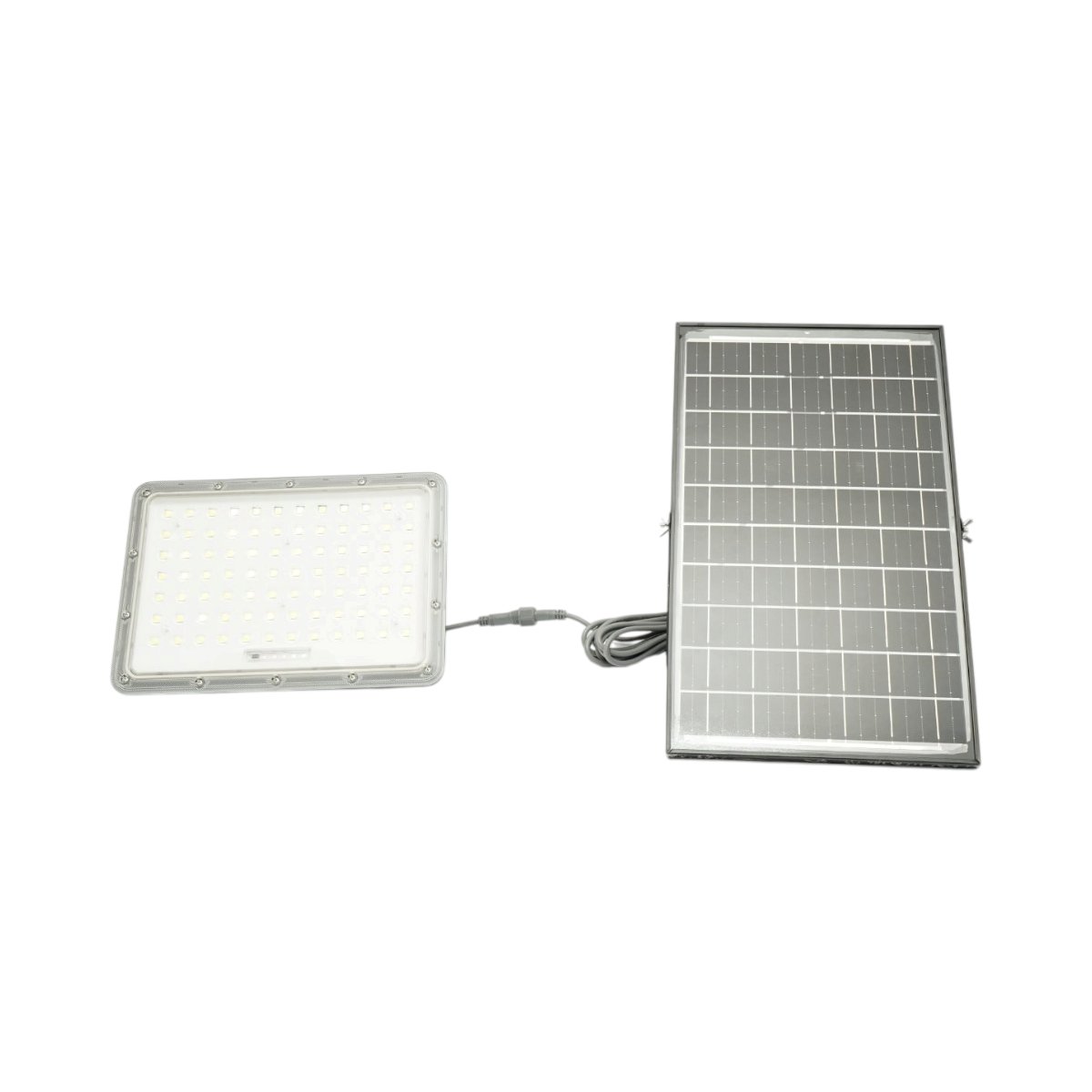Proiector LED 300W, 6500K cu panou solar bifacial 30W, baterie LiFePO4 15000mAh si telecomanda IP66 Breckner Germany - imagine 2