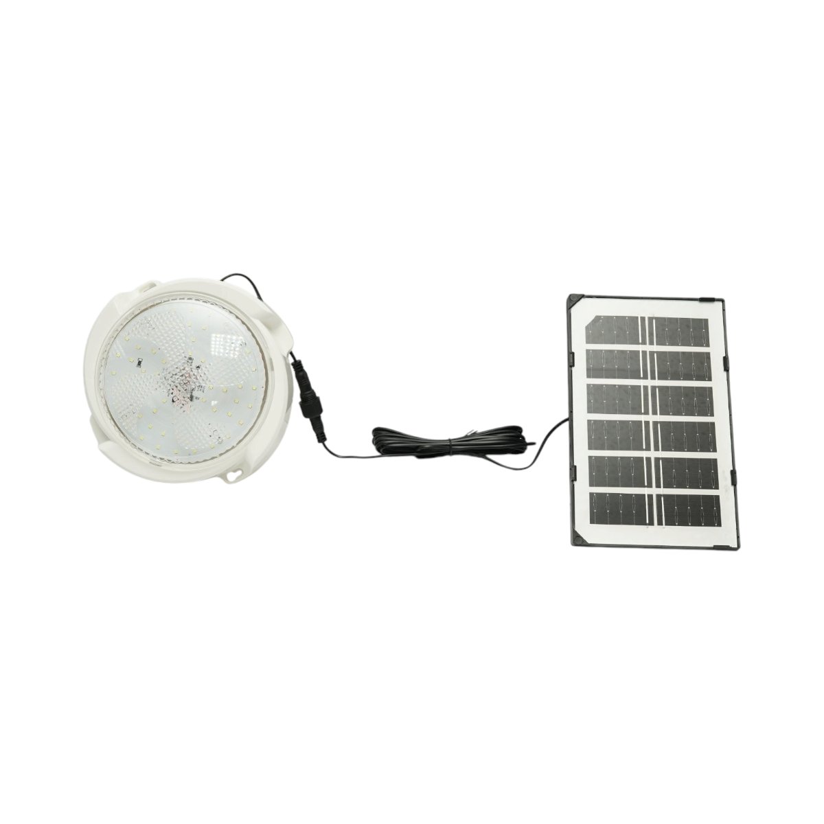 Plafoniera solara LED 50W, 6500K cu panou solar 3W, baterie LiFePO4 1800mAh, senzor miscare si telecomanda IP65 Breckner Germany - imagine 2