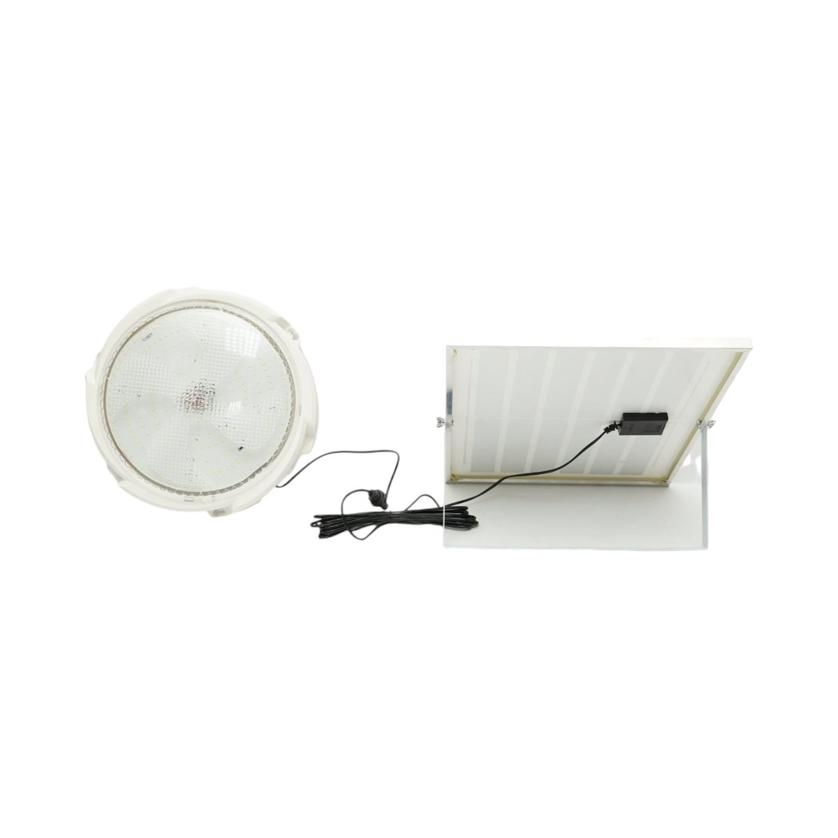 Plafoniera solara LED 200W, 6500K cu panou solar 12W, baterie LiFePO4 5400mAh, senzor miscare si telecomanda IP65 Breckner Germany - imagine 5