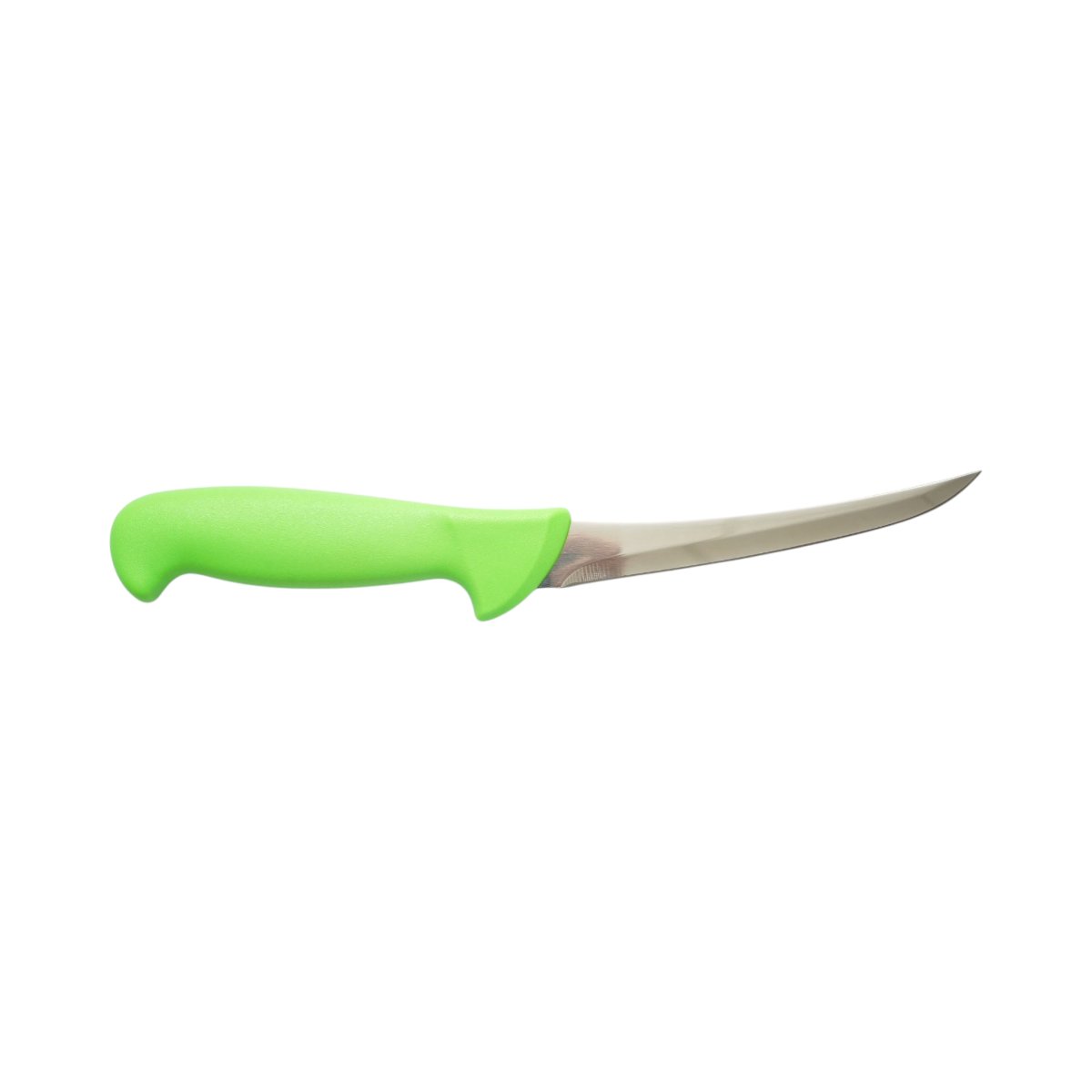 Cutit dezosat curbat profesional 15cm, lama otel 5Cr15MoV, maner Nylon verde Breckner Germany - imagine 3