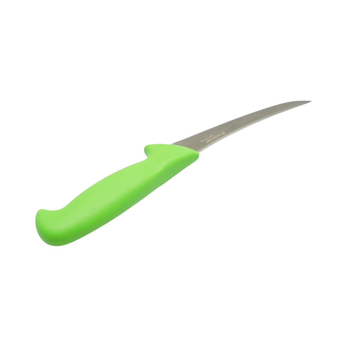 Cutit dezosat curbat profesional 15cm, lama otel 5Cr15MoV, maner Nylon verde Breckner Germany - imagine 5
