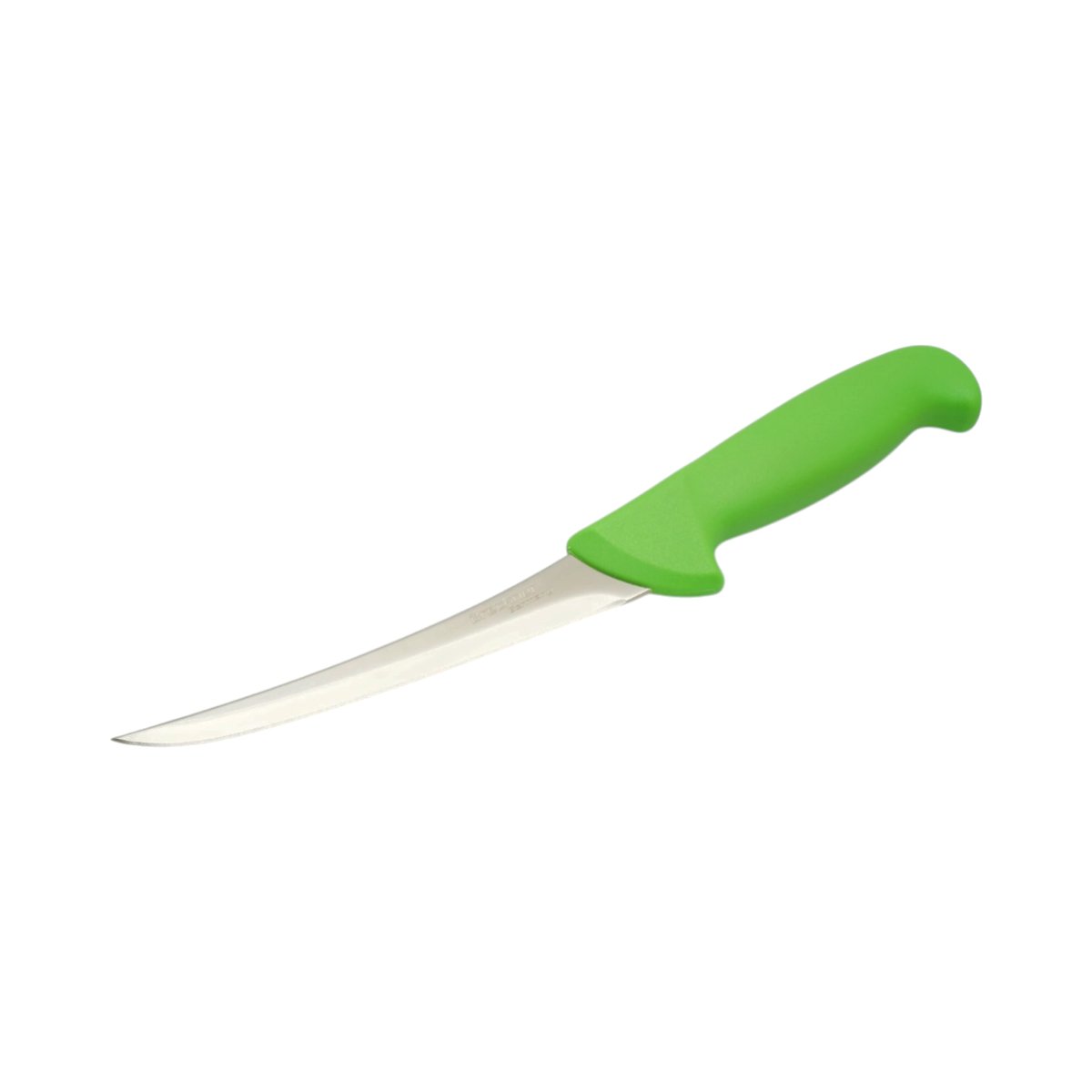 Cutit dezosat curbat profesional 15cm, lama otel 5Cr15MoV, maner Nylon verde Breckner Germany - imagine 2