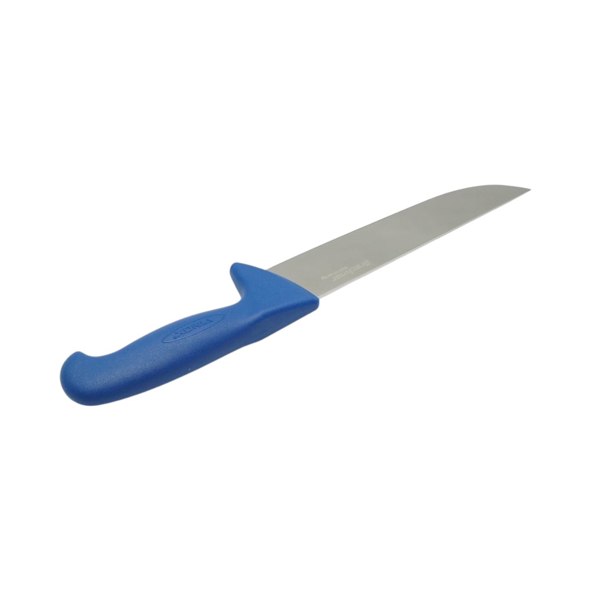 Cutit macelarie profesional 21cm, lama otel 5Cr15MoV, maner Nylon albastru Breckner Germany - imagine 5