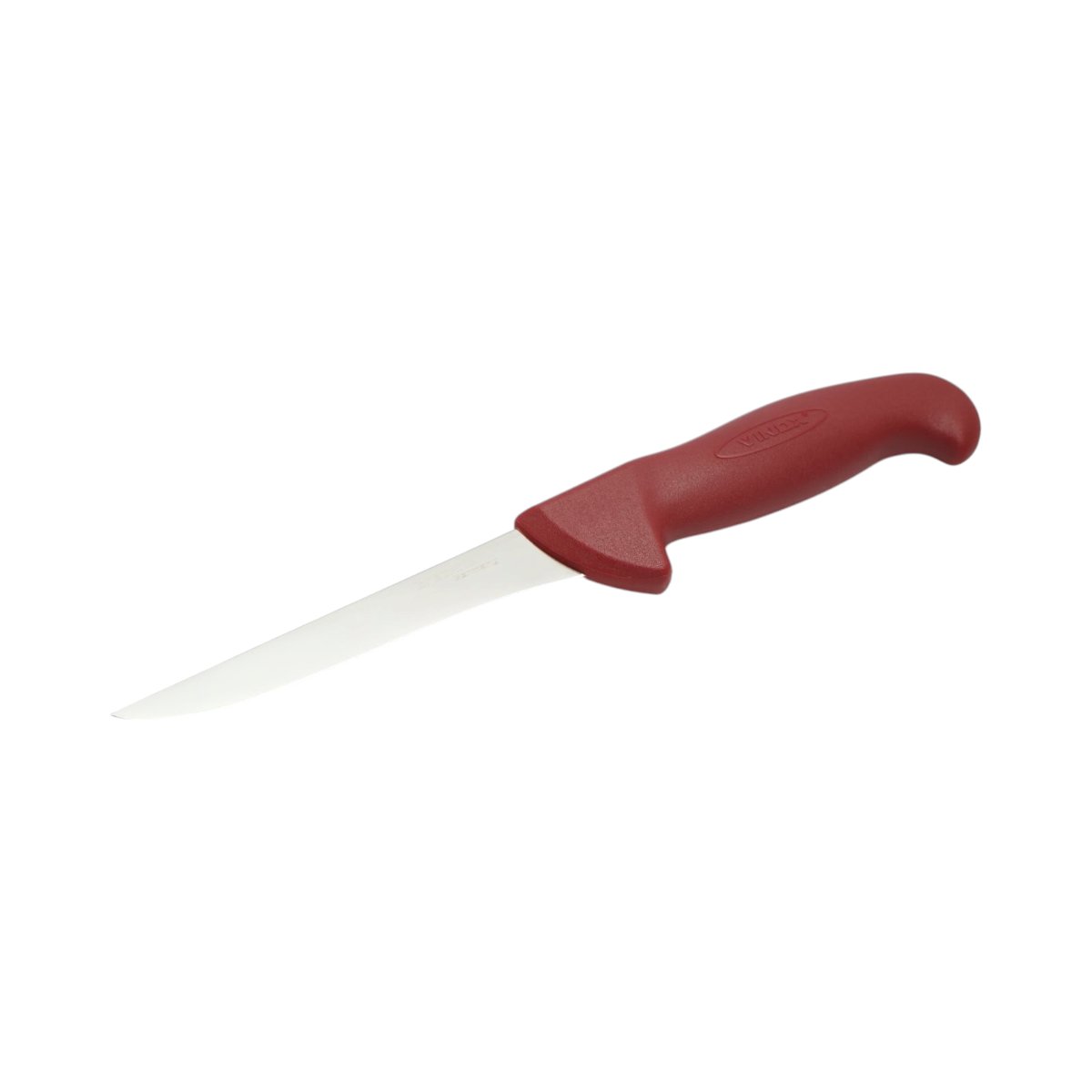 Cutit dezosat ingust profesional 13cm, lama otel 5Cr15MoV, maner Nylon rosu Breckner Germany - imagine 2