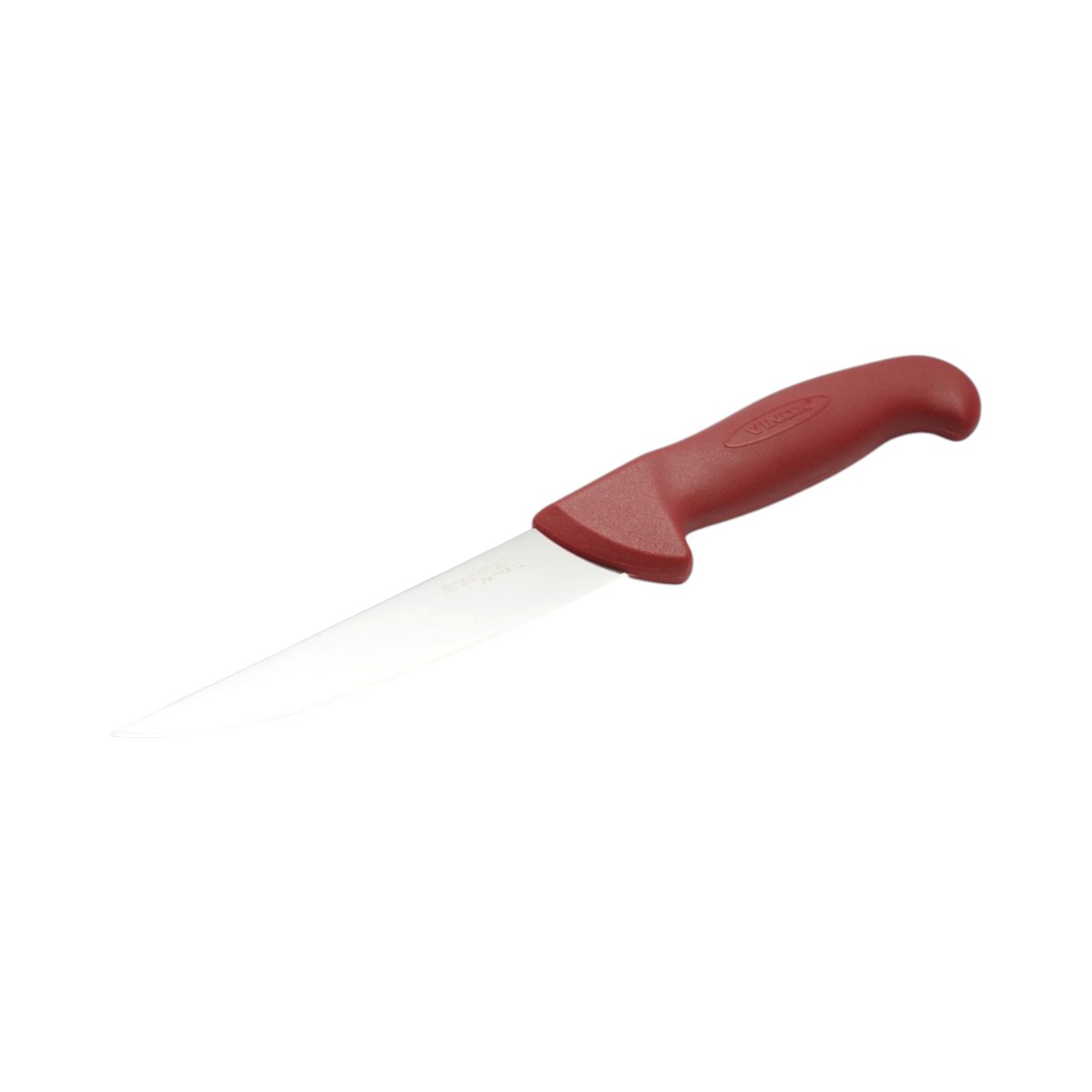 Cutit de transat si injunghiat profesional 15cm, lama otel 5Cr15MoV, maner Nylon rosu Breckner Germany - imagine 2