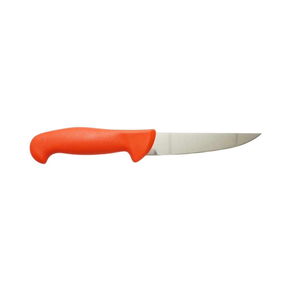 Cutit de transat si injunghiat profesional 15cm, lama otel 5Cr15MoV, maner Nylon rosu-portocaliu Breckner Germany - imagine 3