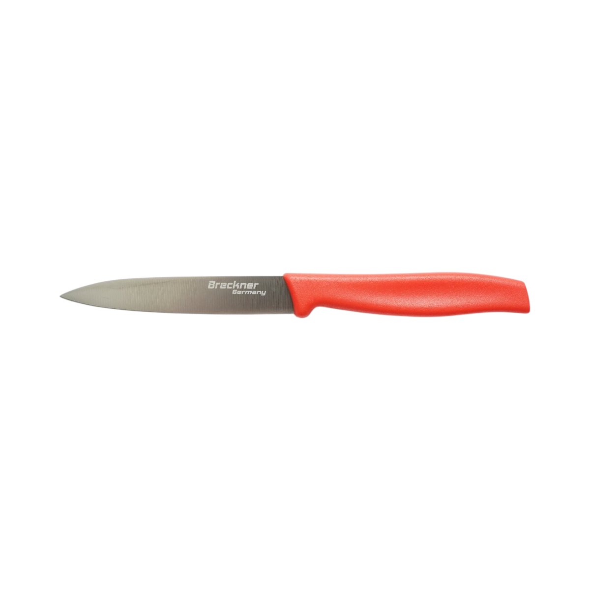 Cutit decojit 10cm, lama otel 5Cr15MoV, maner PP rosu Breckner Germany