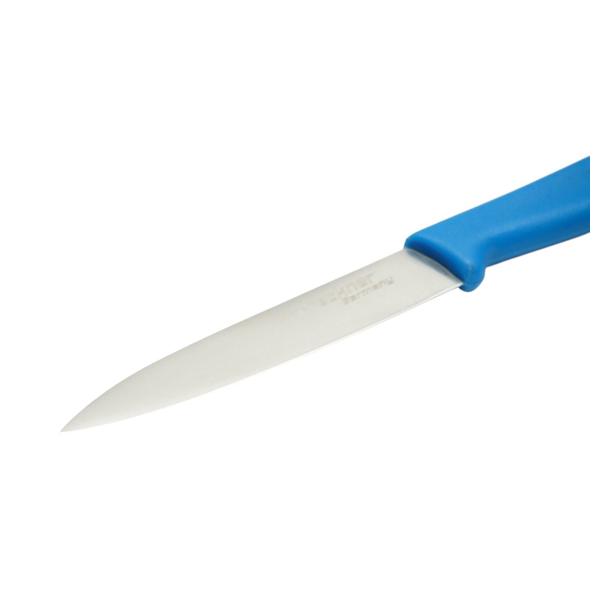 Cutit decojit 10cm, lama otel 5Cr15MoV, maner PP albastru Breckner Germany - imagine 6