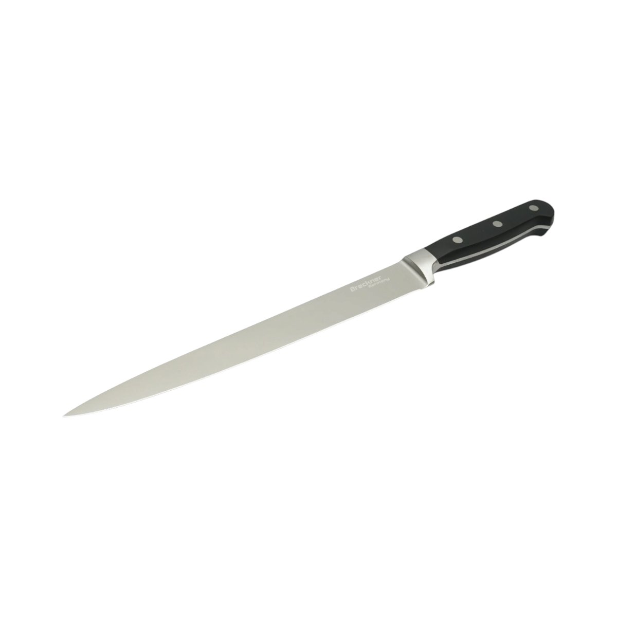 Cutit feliat profesional 25cm, lama otel 5Cr15MoV, maner ABS negru Breckner Germany - imagine 2
