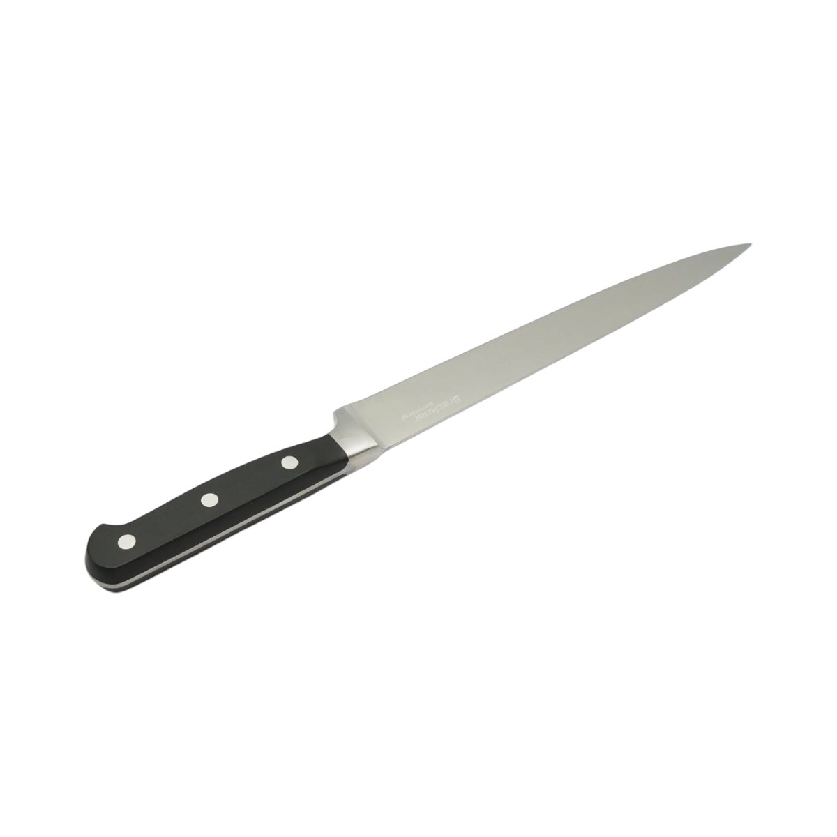 Cutit feliat profesional 25cm, lama otel 5Cr15MoV, maner ABS negru Breckner Germany - imagine 5
