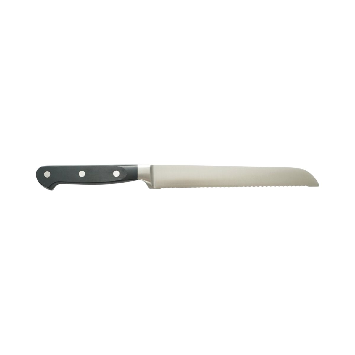 Cutit paine profesional 22cm, lama otel 5Cr15MoV, maner ABS negru Breckner Germany - imagine 3