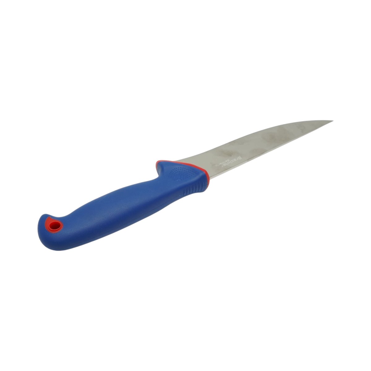Cutit dezosat profesional 15cm, lama otel 5Cr15MoV, maner Nylon albastru-rosu Breckner Germany - imagine 5